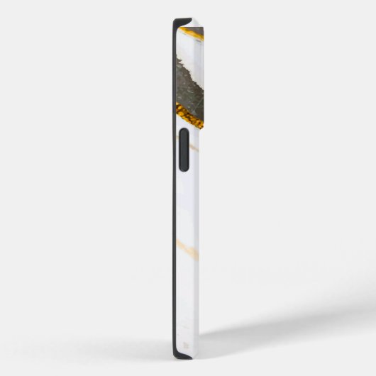 Schwarz-Weiß-Marmor Case-Mate iPhone Hülle (Rückseite / Rechts)