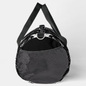 Schwarz-Weiß-Marmor Duffle Bag (Rechts)