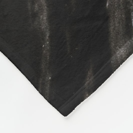 Schwarz-Weiß-Marmor Fleecedecke (Ecke)