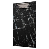 Schwarz-Weiß-Marmor Klemmbrett (Links)