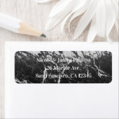 Schwarz-Weiß-Marmor Modernes Glam Trendy Party (Insitu)