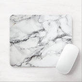 Schwarz-Weiß-Marmor Mousepad (Mit Mouse)