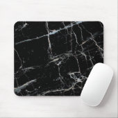 Schwarz-Weiß-Marmor Mousepad (Mit Mouse)