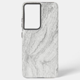 Schwarz-Weiß-Marmor nahtlose Textur Samsung Galaxy Hülle