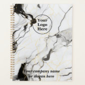 Schwarz-Weiß-Marmor Planer (Vorderseite)