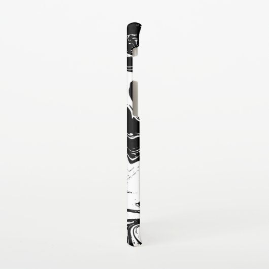 Schwarz-Weiß-Marmor-Stil Samsung Handy Case Samsung Galaxy Hülle (Linke Seite)