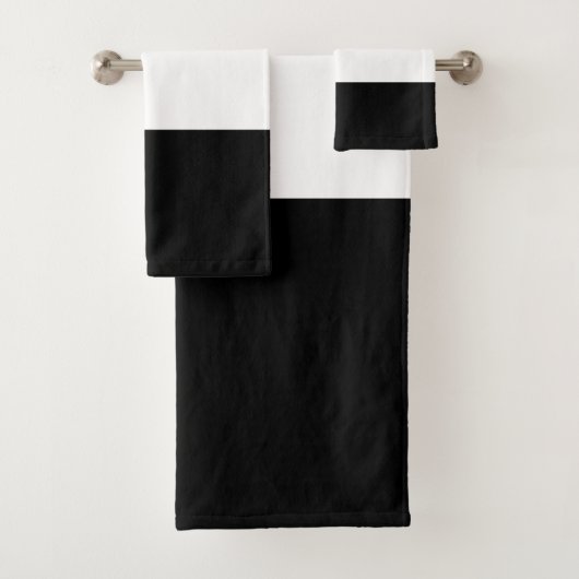 Schwarz-Weiß-Marmor-Textur Badhandtuch Set (Insitu)