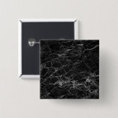 Schwarz-Weiß-Marmor-Textur Button (Vorne & Hinten)