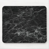 Schwarz-Weiß-Marmor-Textur Mousepad (Vorne)