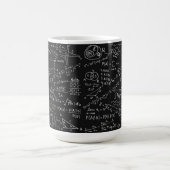 Schwarz-Weiß-Math-Formel Kaffeetasse (Mittel)
