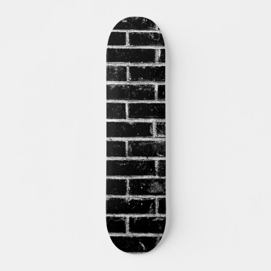Schwarz-Weiß-Mauer Skateboard (Vorne)