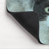 Schwarz-Weiß-Maus | ABSTRAKT | Wasserfarbe Mousepad (Ecke)