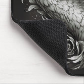 Schwarz-Weiß-Maus-Pad Mousepad (Ecke)