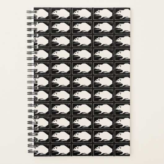 Schwarz-Weiß-Maus von Julie de Graag 2022 Planer (Vorderseite)