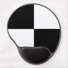 Schwarz-weiß-Mauspad Gel Mousepad