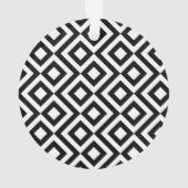 Schwarz-Weiß-Meander Ornament (Rückseite)