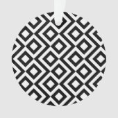 Schwarz-Weiß-Meander Ornament (Vorderseite)