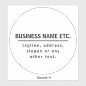 Schwarz-Weiß-Mehrzweck Aufkleber (Blatt)