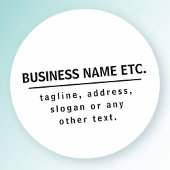 Schwarz-Weiß-Mehrzweck Aufkleber