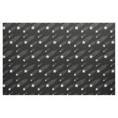 Schwarz-Weiß-Meteor-Dusche - Star-Printwerbung Stoff (Fat Quarter (45,7 x 55,9 cm))