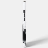 Schwarz-Weiß-Metropole Case-Mate iPhone Hülle (Rückseite / Links)