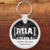Schwarz-Weiß-MIAClan.net Schlüsselkette Schlüsselanhänger (Vorderseite)