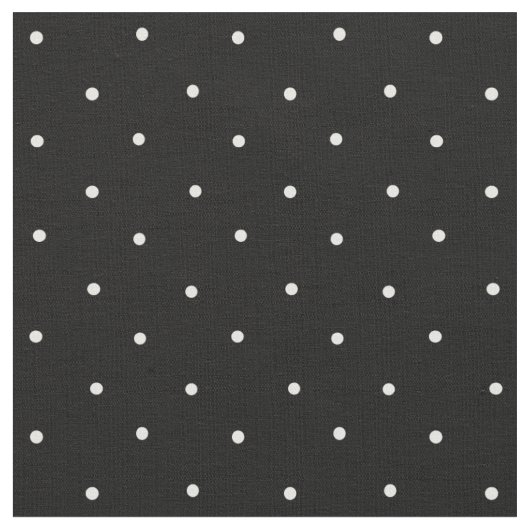 Schwarz-Weiß-Mini-Polka-Punktmuster Stoff (Nahaufnahme)