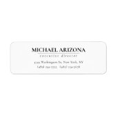 Schwarz/Weiß Minimalistisch Einfach Schlicht (Vorne)