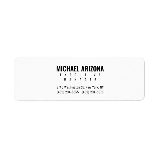 Schwarz/Weiß Minimalistisch Einfach Schlicht (Vorne)