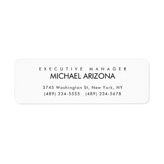 Schwarz/Weiß Minimalistisch Einfach Schlicht (Vorne)