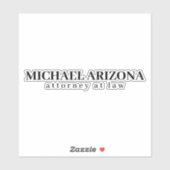 Schwarz/Weiß Minimalistisch Einfach Schlicht Aufkleber (Blatt)