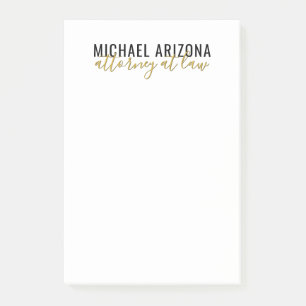 Schwarz/Weiß Minimalistisch Einfach Schlicht Post-it Klebezettel