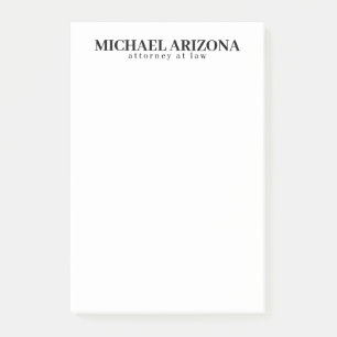 Schwarz/Weiß Minimalistisch Einfach Schlicht Post-it Klebezettel