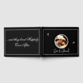 Schwarz/Weiß Minimalistisch - Foto- Gästebuch (Voll)