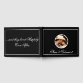 Schwarz/Weiß Minimalistisch - Foto- Gästebuch (Voll)