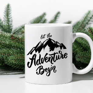 Schwarz-Weiß-Minimalistisch Kaffeetasse