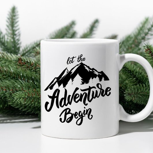 Schwarz-Weiß-Minimalistisch Kaffeetasse