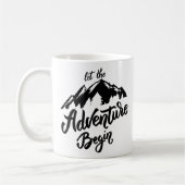 Schwarz-Weiß-Minimalistisch Kaffeetasse (Links)