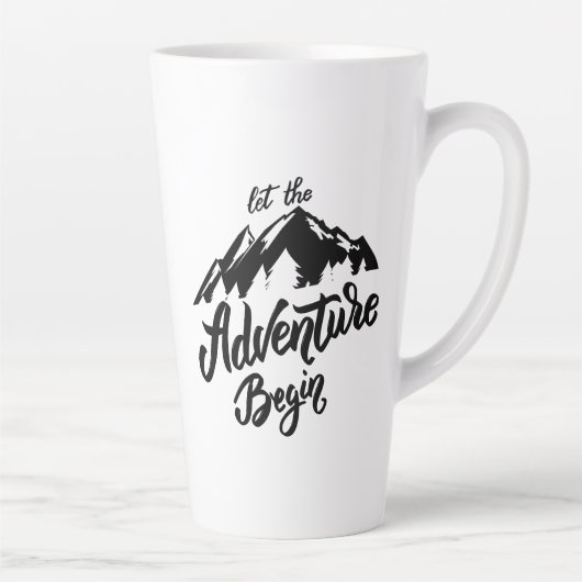 Schwarz-Weiß-Minimalistisch Milchtasse (Rechts)