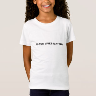 Schwarz-weiß minimalistisch: "Schwarzes Leben zähl T-Shirt