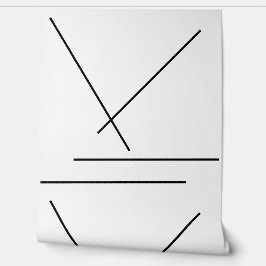 Schwarz-Weiß-Minimalistisch Tapete