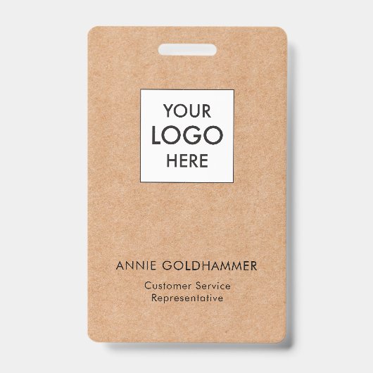 Schwarz-Weiß-Minimalistische Monogramm für Kraft Ausweis (Vorderseite)