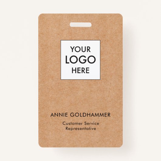 Schwarz-Weiß-Minimalistische Monogramm für Kraft Ausweis (Vorderseite)