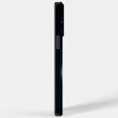 Schwarz-Weiß-Minimalistischer Schwarzer Wolf Case-Mate iPhone Hülle (Rückseite / Rechts)