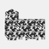 Schwarz-Weiß mit Flecken in der Liebe Geschenkschachtel (Ungefaltet)