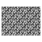 Schwarz-Weiß mit Flecken in der Liebe Tischdecke (Vorderseite (Horizontal))