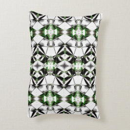 Schwarz & Weiß mit Grün, Verhältnis virtueller Lin Dekokissen