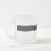 Schwarz-weiß Mit Monogramm Mattglastasse (Links)