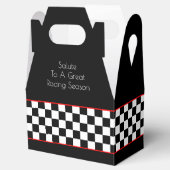 Schwarz-weiß mit rotem Token-Box-Design Geschenkschachtel (Geöffnet)