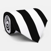 Schwarz-Weiß-Mittel anpassen Krawatte (Gerollt)